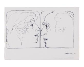 Study for Portraits of Dorothy and George Saxe