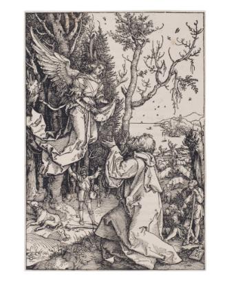 Joachim and the Angel  (from The Life of the Virgin, set of 20)