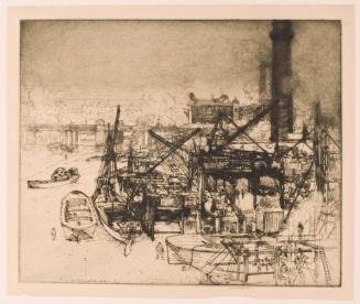 Chimneys and Cranes, Thames