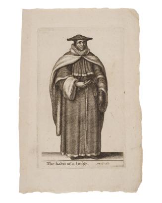 Habir of a Judge, plate 9 from: English Costumes of State