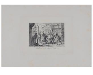 Sir John Falstaff Arrested, from the portfolio The Life of Falstaff