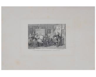 Sir John Falstaff Driving Pistol from his Presence, from the portfolio The Life of Falstaff