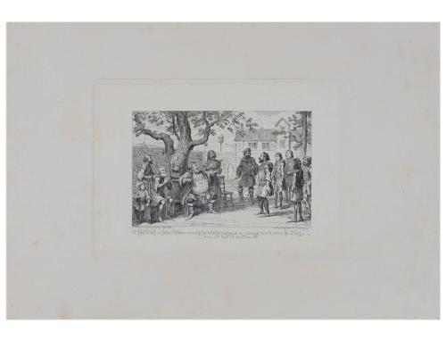 Sir John Falstaff Selecting Men, from the portfolio The Life of Falstaff