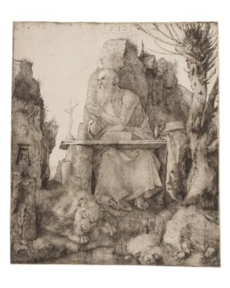 St. Jerome Seated Near a Pollard Willow