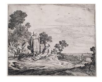 Landscape with Travelers