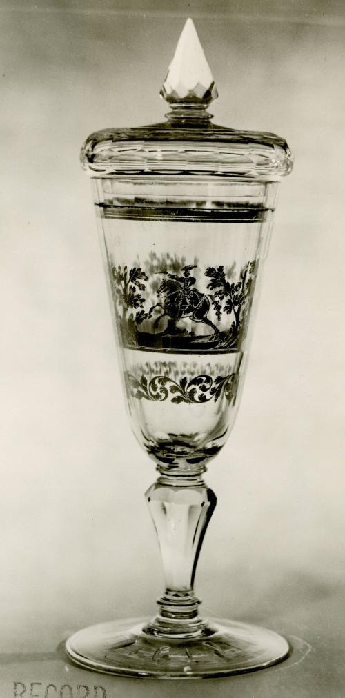 Covered Goblet (Pokal) with Hunting Scene