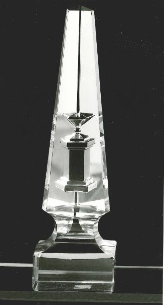 Ornament / Paperweight in form of Obelisk