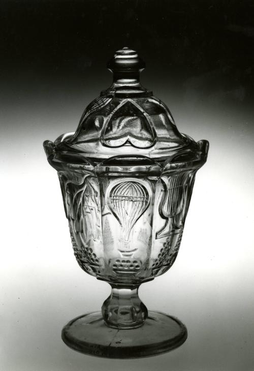 Footed Sugar Bowl and Cover