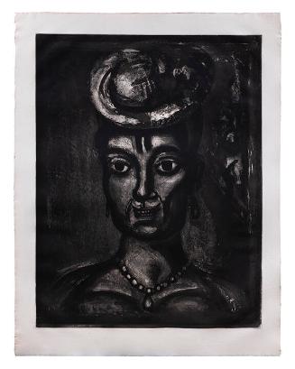 Emancipated Woman, Who Has Lost Her Way (Femme affranchie a quatorze heures chante midi), Plate XVII from Miserere