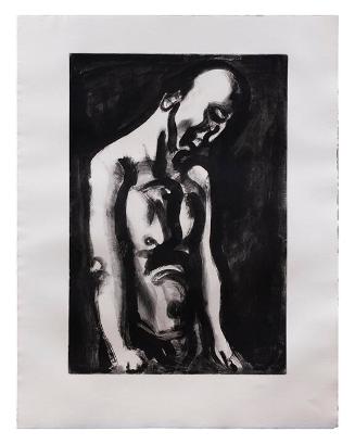 The Prisoner is Led Away (Le condamne s'en est alle...), Plate XVIII from Miserere
