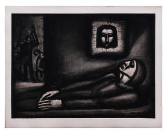 "Out of the Depths Have I Cried unto Thee, O Lord" (De profundis...), Plate XLVII from Miserere