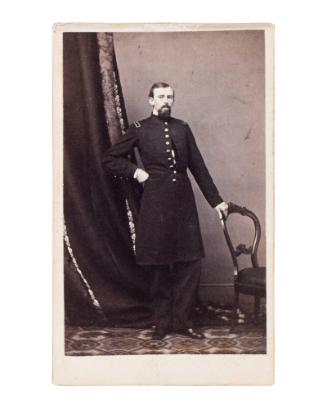 Untitled (portrait of man in military dress, standing)