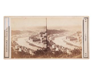 PANORAMA (Côté de Va [torn label]) | No. 9. LYON No. 9 | OBSERVATOIRE GAY | A FOURVIERES | SUCCURSALE | 52, Rue Imperiale, 52 | LYON