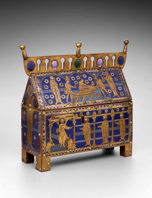 Reliquary Casket with Entombment and Holy Women at the Tomb