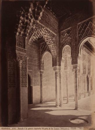 Entrance to the Court of Lions, Alhambra, Granada