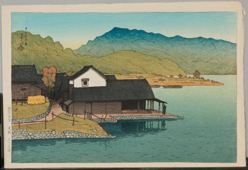 Lake Kugushi, Wakasa, from “Souvenirs of Travel, First Series” 
