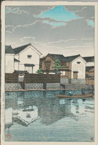 Matsue, Izumo (Cloudy Day), from “Souvenirs of Travel, Third Series” 
