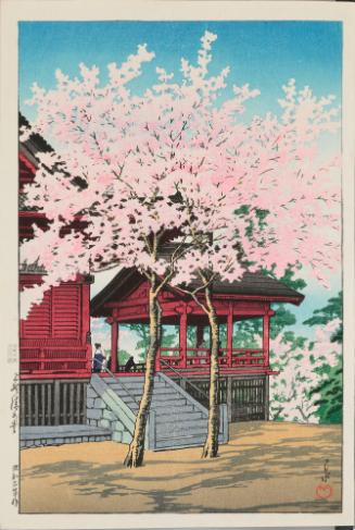 Kiyomizu Hall, Ueno, from “Twenty Views of Tokyo” 
