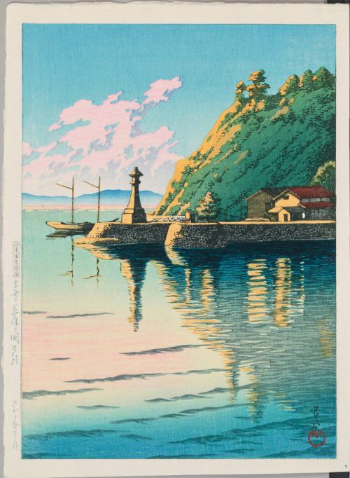 Morning at  Mihogaseki, Izumo, from “Selection of Scenes of Japan” 
