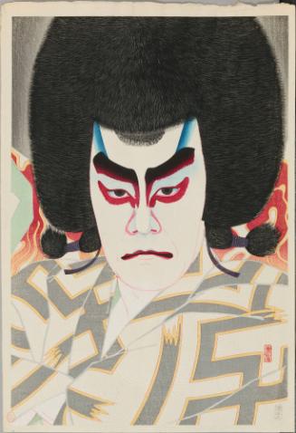 Ichikawa Sadanji II as Priest Narukami, from “Creative Prints, Collection of Portraits by Shunsen”