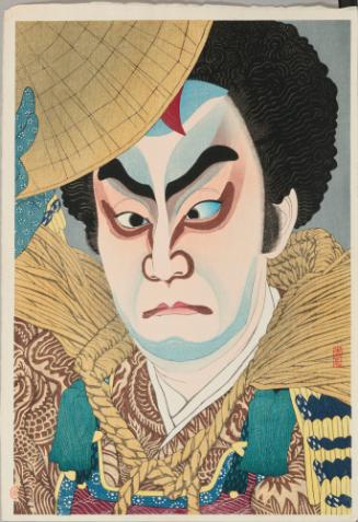 Ichikawa Chusha VII as Takechi Mitsuhide, from “Creative Prints, Collection of Portraits by Shunsen”