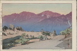 Mt. Aino and Mt. Notori,  from “Japan Southern Alps Series” 
