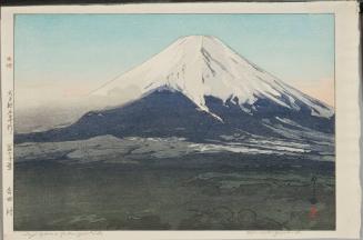 Yoshida Village, from “Ten Views of Mt. Fuji”
