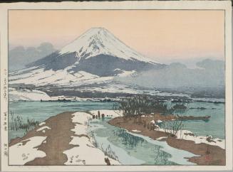 Kawaguchi Lake, from “Ten Views of Mt. Fuji”
