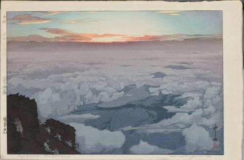 Sunrise, from “Ten Views of Mt. Fuji”
