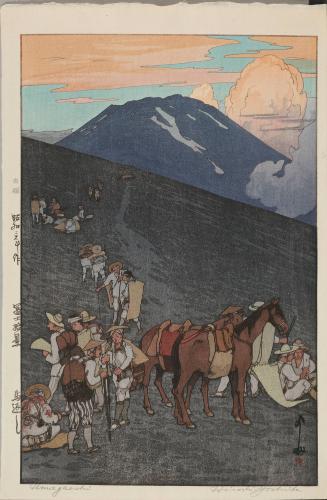 Horse Turnaround, from “Ten Views of Mt. Fuji” 

