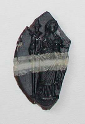 Fragment of glass cameo