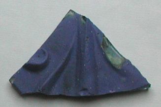 Fragment of cast glass