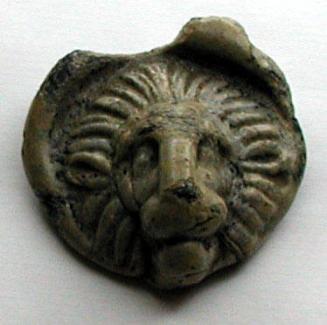 Appliqué of a Lion Head