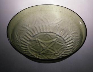 Hemispherical Bowl with Christian Symbols
