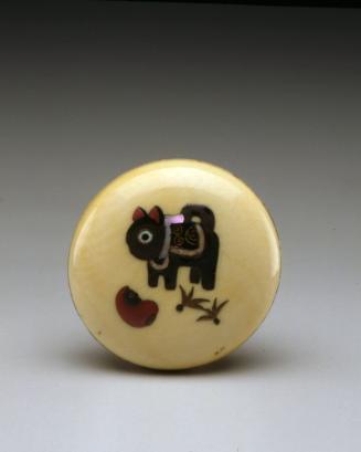 Netsuke: manju with toys