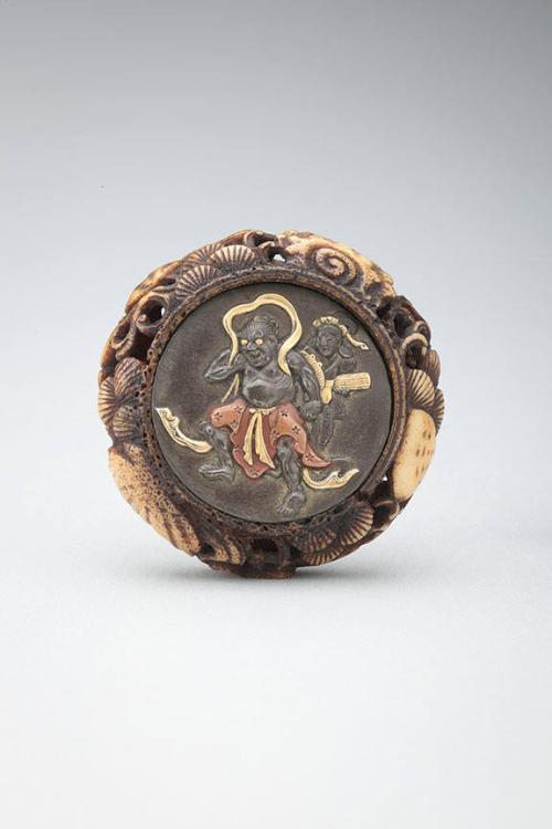 Netsuke: Niô and Benten