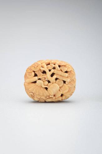 Netsuke: Lucky symbols ryusa