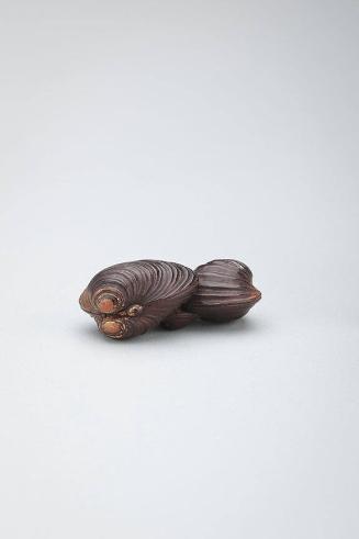 Netsuke: Two seashells