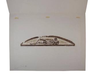 Tombstone Rubbings, from Early American Stone Sculpture Found in the Burying Grounds of New England