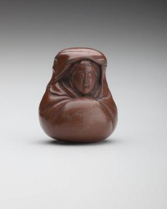 Netsuke: Female Daruma