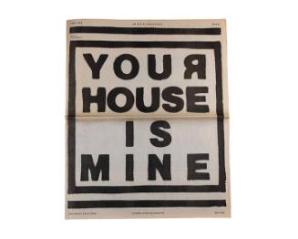 Your House is Mine (Newspaper edition)