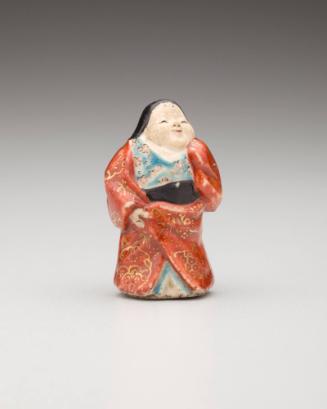 Netsuke: Standing Okame