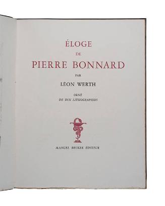 Éloge de Pierre Bonnard