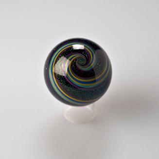 Blockglass Limited Edition Dichroic Black Banded Lutz