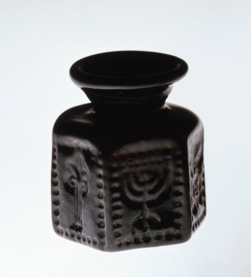 Pilgrim Jar with Jewish Symbols