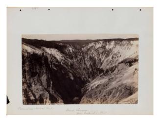 Grand Canyon from Inspiration Point, Yellowstone National Park, Wyoming