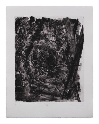 Frontispiece, Canto I: The Dark Wood (from the book Michael Mazur, Etchings: L'Inferno, Dante)