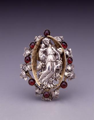 Brooch Pendant with Figure of Charity
