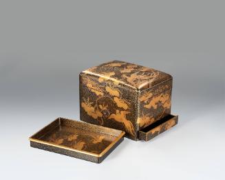 Box with tray and drawer