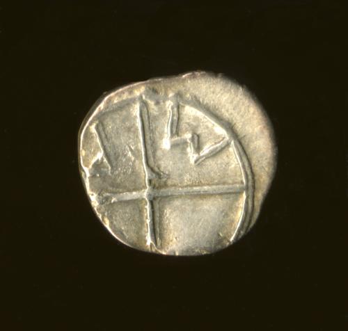 Silver Obol of Massalia with Youthful Head and a Wheel